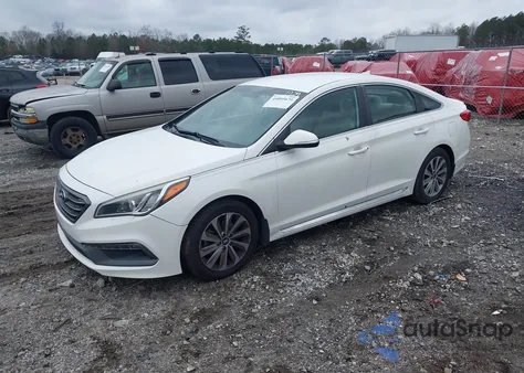 2017 Hyundai Sonata Sport z USA, uszkodzony, nr VIN 5NPE34AFXHH521927
